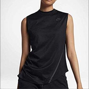 Nike Womens Bonded Asymmetrical Training Tank